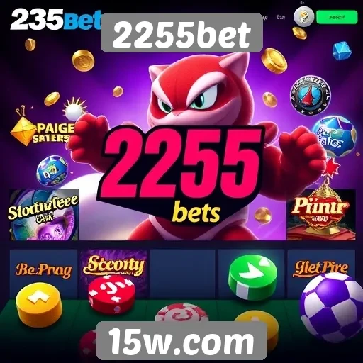 A variedade de jogos disponíveis na 2255bet